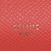 Celine  Belt medium model  handbag  in red leather - Detail D4 thumbnail