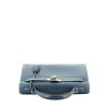 Hermès  Kelly 32 cm handbag  in blue epsom leather - 360 Front thumbnail