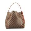 Bolso de mano Louis Vuitton   en lona a cuadros ébano - 360 thumbnail
