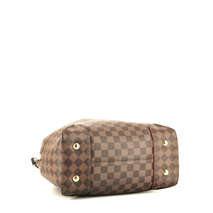 Sac à main Louis Vuitton   en toile damier ébène - Detail D4