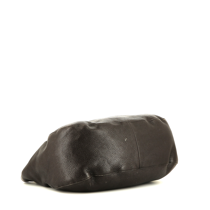 Borsa Gucci Vintage in pelle marrone - Detail D4