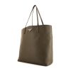 Prada Shopping shopping bag in khaki leather saffiano - 00pp thumbnail