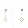 Dinh Van Impressions earrings in yellow gold - 360 thumbnail