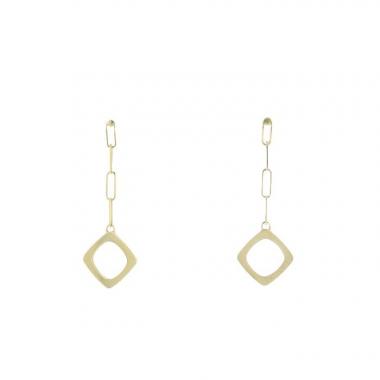 Paire de boucles d'oreilles Dinh Van Impressions en or jaune