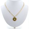 Dinh Van Pi Square Limited Edition necklace in yellow gold and 24 carats yellow gold - 360 thumbnail