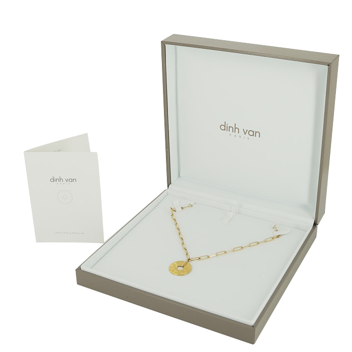 Pendentif Pi En Or Jaune 24 Carats - Modèle 16 Cm - Marque Dinh Vin - Occasion