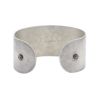 Dinh Van Pi Chinois cuff bracelet in silver and black diamonds - 00pp thumbnail