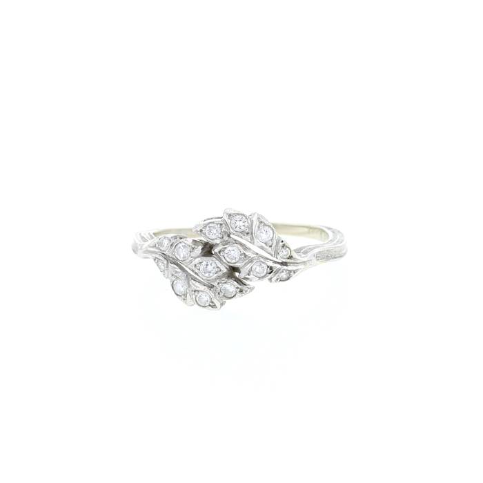 Buccellati Les Amoureux ring in white gold and diamonds - 00pp