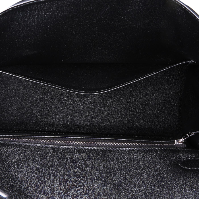 Sac à main Hermès  Birkin 30 cm en cuir epsom noir - Detail D2