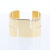 Dinh Van Seventies cuff bracelet in yellow gold - 360 thumbnail