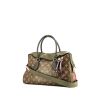 Shopping bag Louis Vuitton  Tuileries in tela monogram marrone e pelle verde kaki - 00pp thumbnail