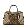 Louis Vuitton  Tuileries shopping bag  in brown monogram canvas  and khaki leather - 360 thumbnail