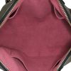 Shopping bag Louis Vuitton  Tuileries in tela monogram marrone e pelle verde kaki - Detail D3 thumbnail
