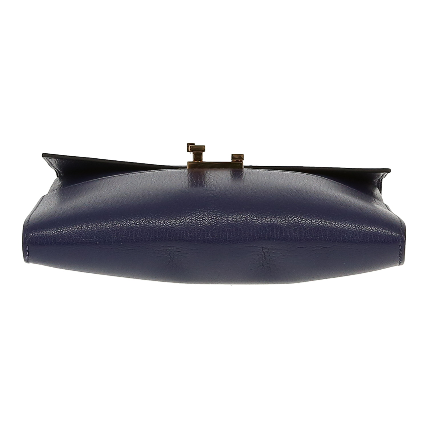 Borsa a tracolla Hermès  Cinhetic To Go in pelle Mysore blu - Detail D1