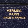 Sac bandoulière Hermès  Cinhetic To Go en cuir Mysore bleu - Detail D3 thumbnail