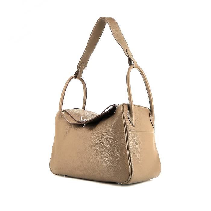 Hermès  Lindy 34 cm handbag  in etoupe togo leather - 00pp