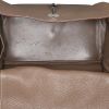 Hermès  Lindy 34 cm handbag  in etoupe togo leather - Detail D2 thumbnail