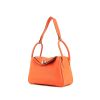 Hermès  Lindy handbag  in orange togo leather - 00pp thumbnail