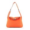 Hermès  Lindy handbag  in orange togo leather - 360 thumbnail