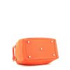Hermès  Lindy handbag  in orange togo leather - Detail D4 thumbnail