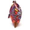 Hermès  Silk City shoulder bag  in multicolor silk  and Barenia leather - Detail D5 thumbnail