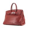 Hermès  Birkin 35 cm handbag  in burgundy Swift leather - 00pp thumbnail