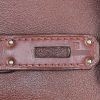 Hermès  Birkin 35 cm handbag  in burgundy Swift leather - Detail D4 thumbnail