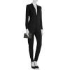 Pochette Hermès  Jige en cuir Swift noir et lézard noir - Detail D1 thumbnail