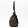 Fendi  Zucca small  handbag  in black monogram canvas  and black leather - Detail D6 thumbnail