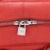 Bolsa de viaje Hermès  Victoria en cuero taurillon clémence rosa Jaipur - Detail D1 thumbnail