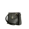 Bolso para llevar al hombro Chanel  Vintage Shopping en cuero granulado negro - 00pp thumbnail