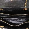 Chanel  Vintage Shopping shoulder bag  in black grained leather - Detail D2 thumbnail