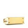 Borsa a tracolla Chanel  Vintage in pelle trapuntata beige e bianca - Detail D4 thumbnail