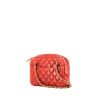Chanel  Vintage Shopping handbag  in red quilted leather - 00pp thumbnail