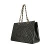 Chanel  Grand Shopping shopping bag  in black quilted grained leather - 00pp thumbnail