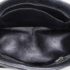 Chanel  Medaillon handbag  in black quilted grained leather - Detail D2 thumbnail