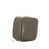 Chanel  Vanity vanity case  in brown grained leather - Detail D4 thumbnail