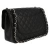 Chanel  Timeless Jumbo shoulder bag  in black quilted grained leather - Detail D6 thumbnail