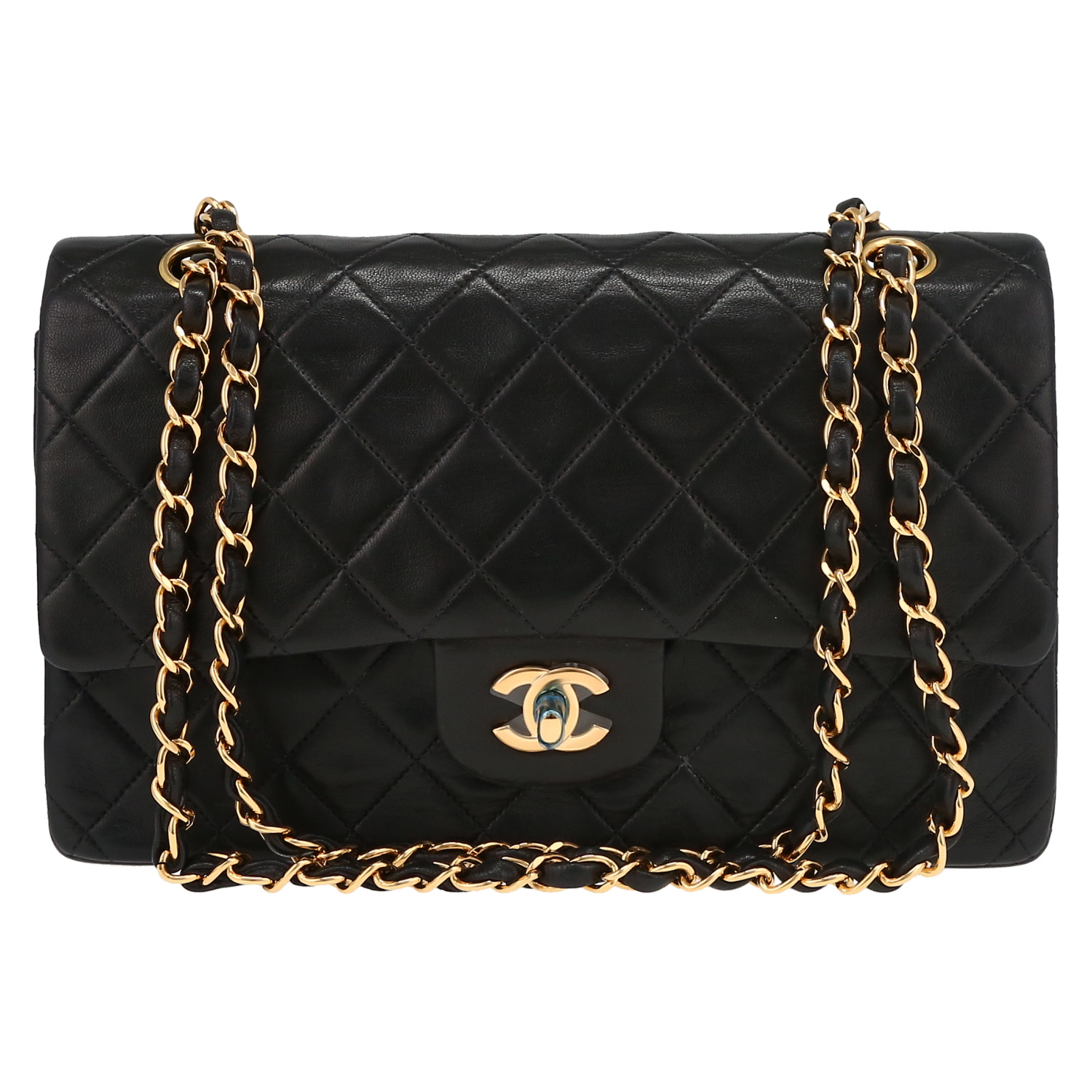 Bolso de mano Chanel  Timeless Classic en cuero acolchado negro - Detail D2