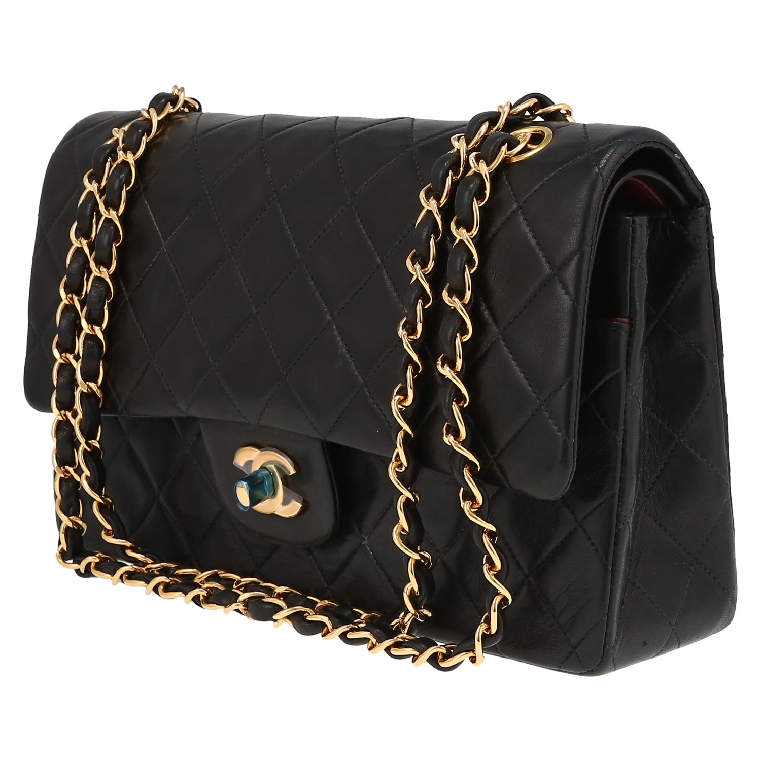 Borsa Chanel  Timeless Classic in pelle trapuntata nera - Detail D3