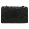 Chanel  Timeless Classic handbag  in black quilted leather - Detail D7 thumbnail