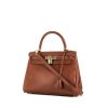 Hermès  Kelly 28 cm handbag  in brown Gulliver leather - 00pp thumbnail
