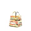 Hermès  Cas du Sac small model  handbag  in off-white synthetic fabric  and multicolor silk - 00pp thumbnail