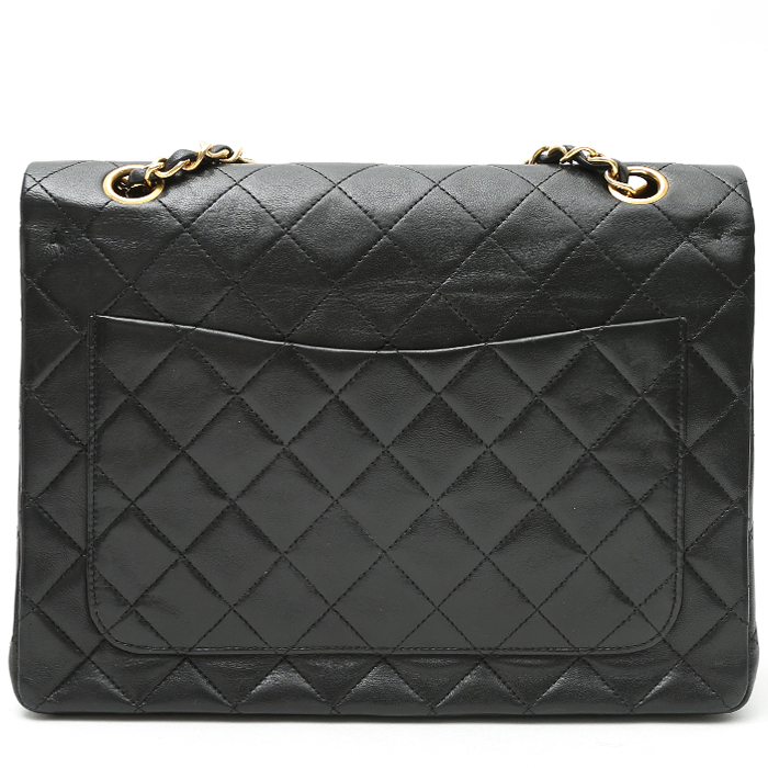 Sac à main Chanel  Timeless en cuir matelassé noir - Detail D8