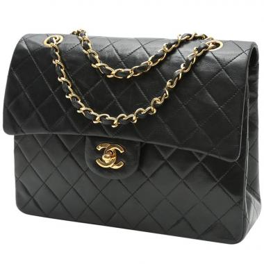 Chanel  Timeless handbag  in black quilted leather