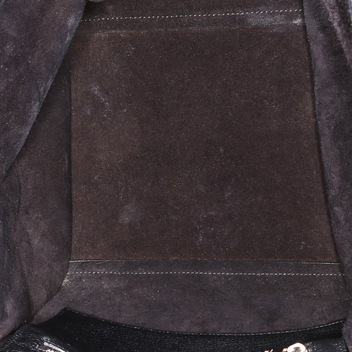 Celine Big Bag handbag in black leather - Detail D3