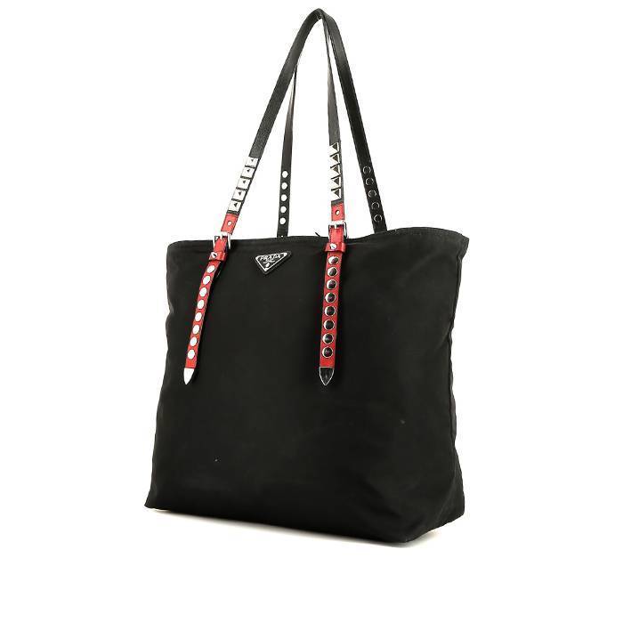 Prada   shopping bag  in black canvas - 00pp