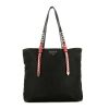 Prada   shopping bag  in black canvas - 360 thumbnail