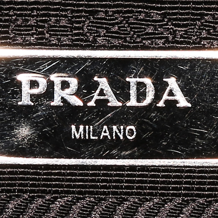 Sac cabas Prada  Vela en toile noire - Detail D3