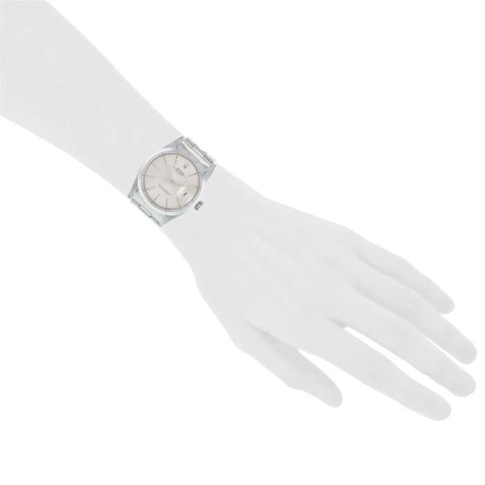 Montre Rolex Oyster Perpetual Date en acier Ref: Rolex - 1500  Vers 2005 - Detail D1